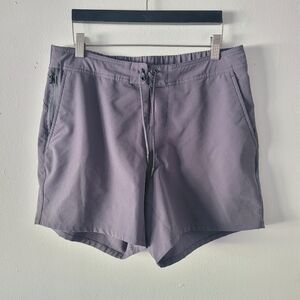 Ten Thousand Foundation Short 5"‎ Medium Gray Active Unlined Zip Pocket